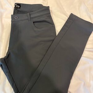 ZYIA Men's Performance Chinos — Charcoal Gray